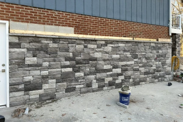 Retaining Wall Installation
